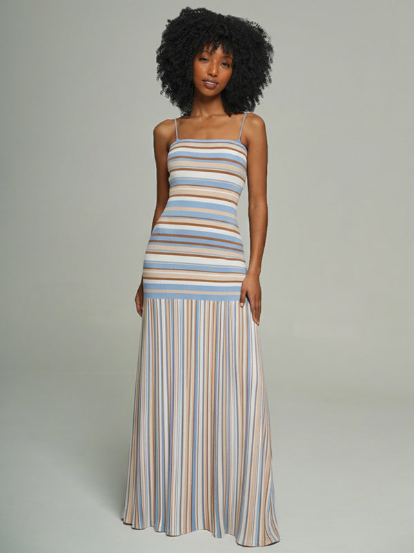 Stripe Cami Maxi Dress