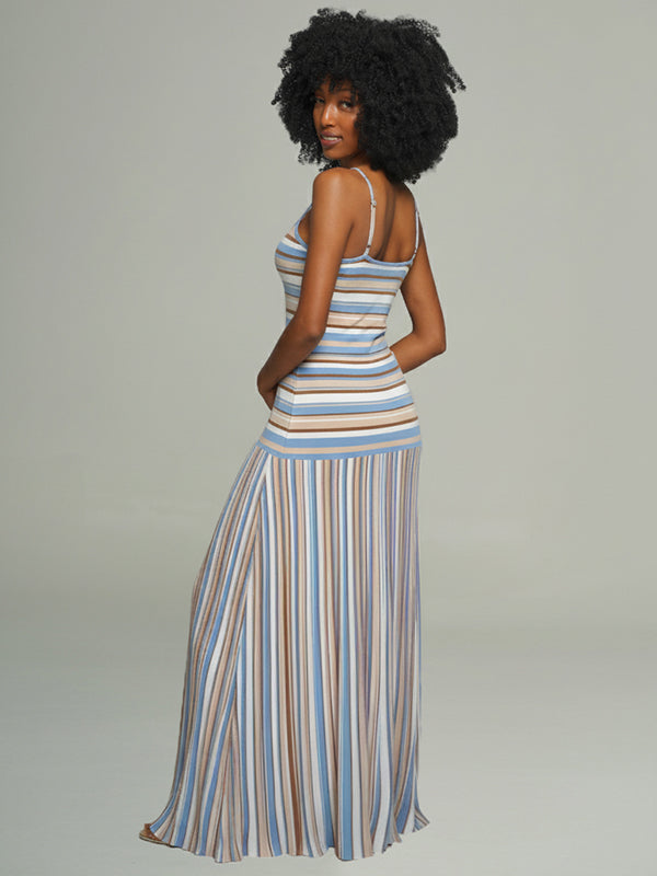 Stripe Cami Maxi Dress