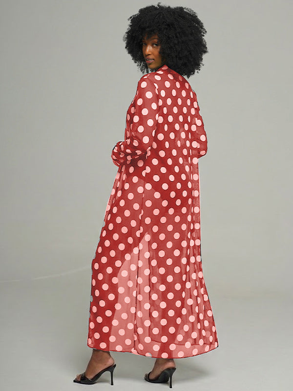 Dot Bodysuit & Cover-up Set