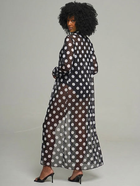 Dot Bodysuit & Cover-up Set