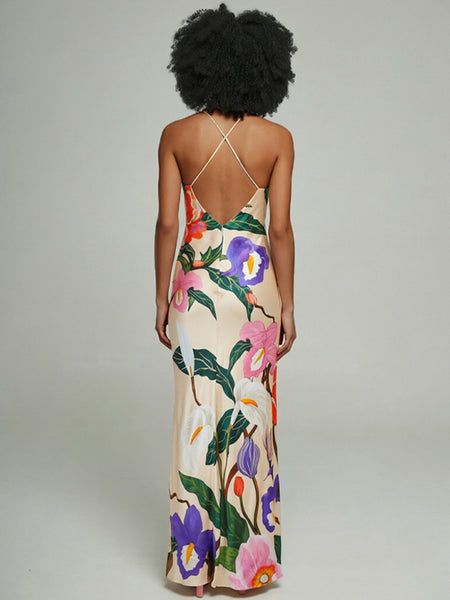 Printed Cami Maxi Dress