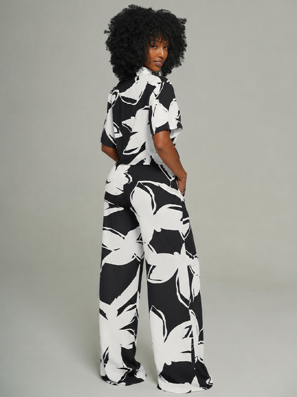 Printed Shirt & Pants Set