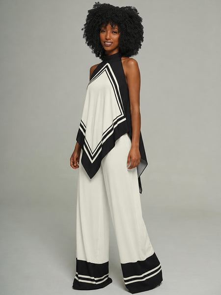 Contrast Tank Top & Pants Set