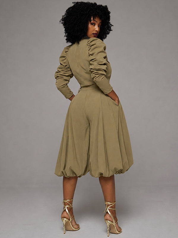 Wide-Leg Capri Pants