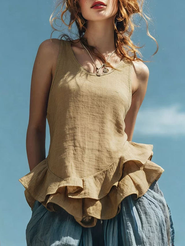Ruffle Tank Top