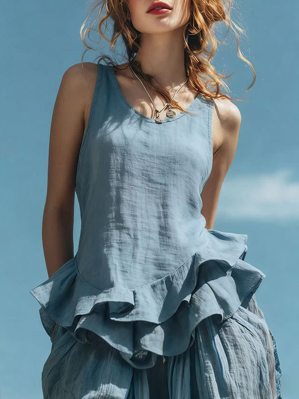 Ruffle Tank Top