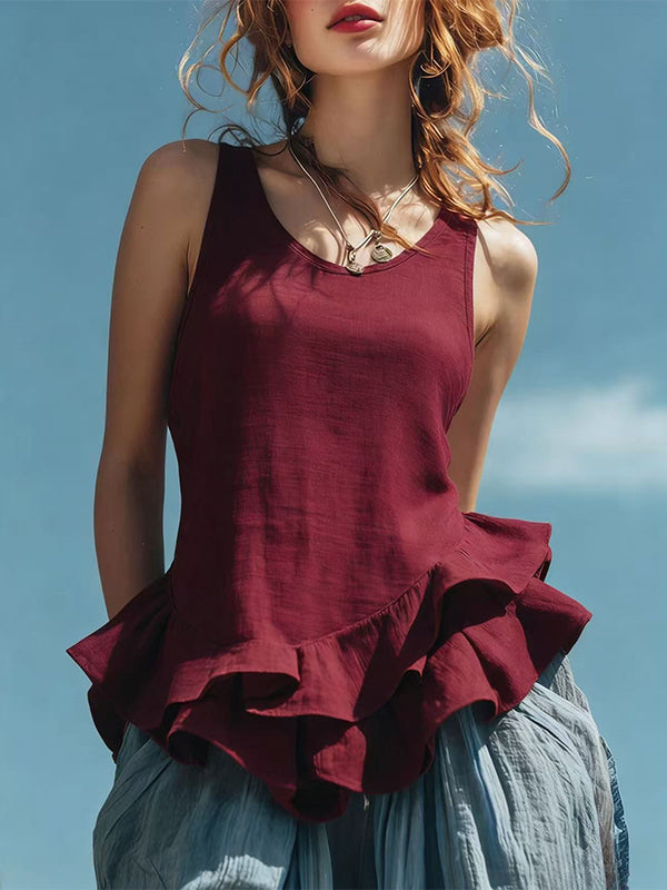 Ruffle Tank Top