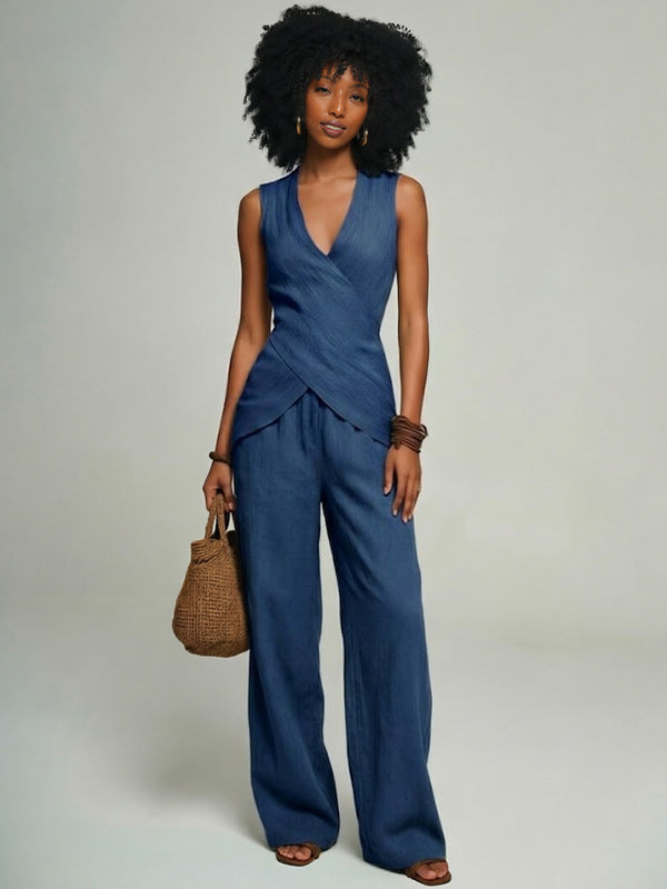 Cross Tank Top & Pants Set