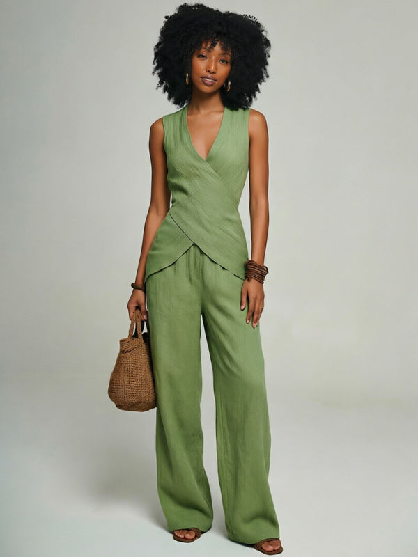 Cross Tank Top & Pants Set