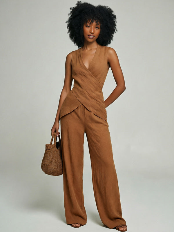 Cross Tank Top & Pants Set