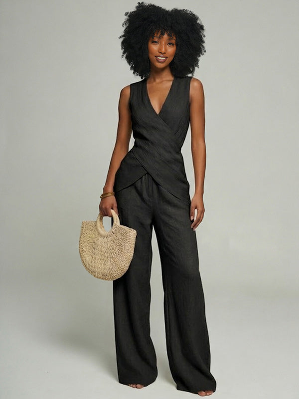 Cross Tank Top & Pants Set