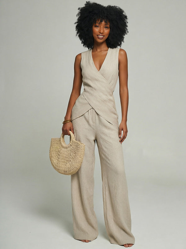 Cross Tank Top & Pants Set