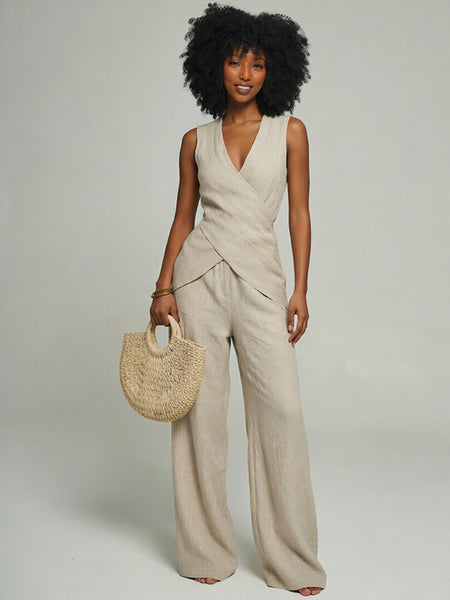 Cross Tank Top & Pants Set