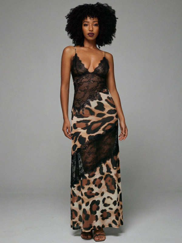 Lace Combo Cami Dress