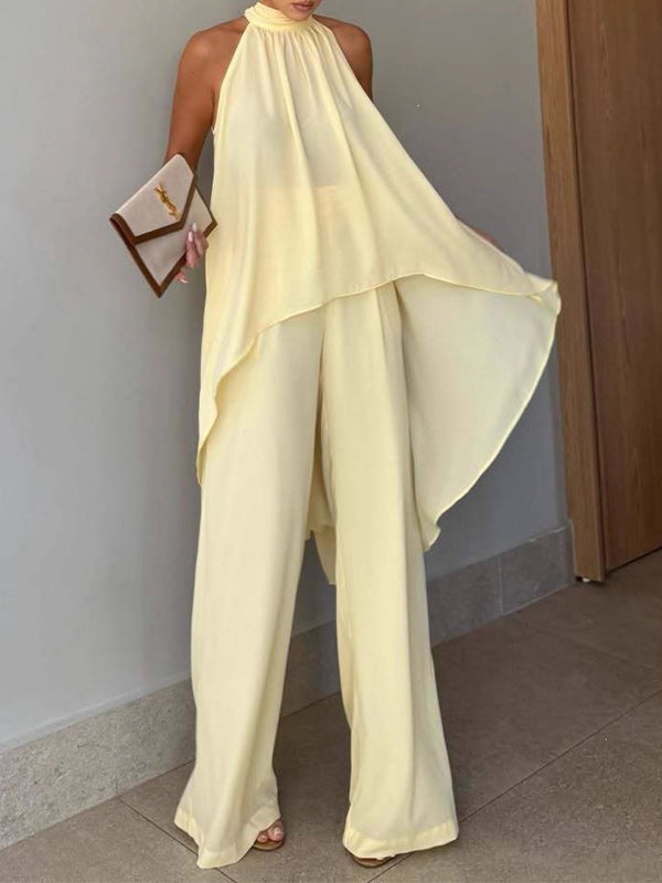 Sleeveless Tunic Top & Pants Set