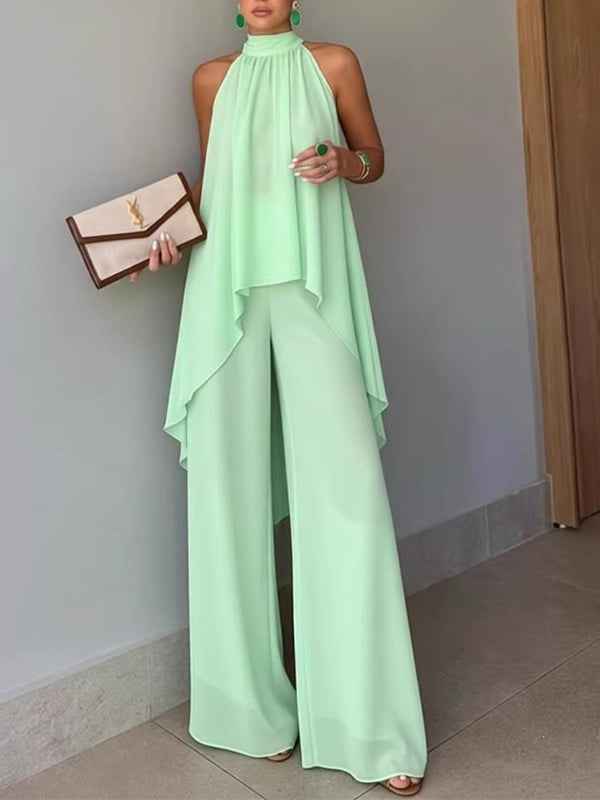 Sleeveless Tunic Top & Pants Set