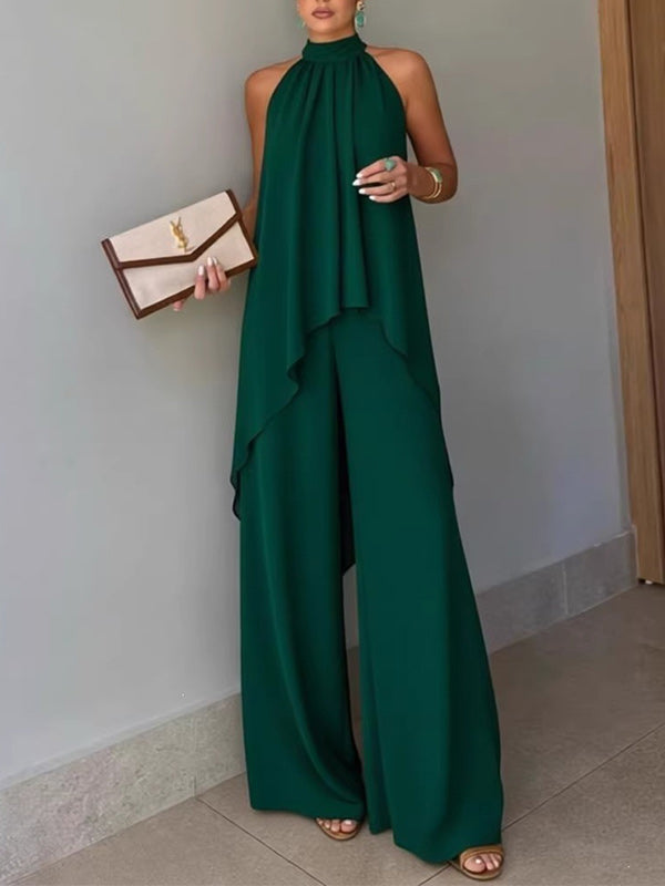 Sleeveless Tunic Top & Pants Set