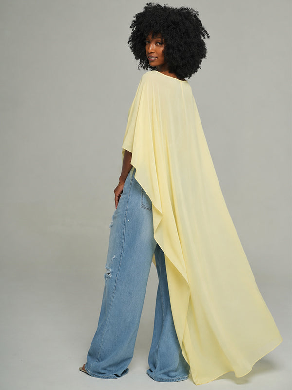 High-Low Sheer Tunic Top