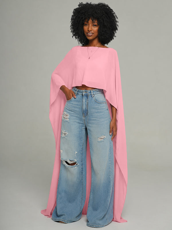 High-Low Sheer Tunic Top