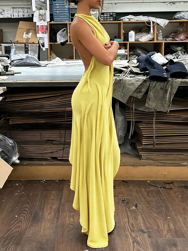 Asymmetric Sleeveless Dress