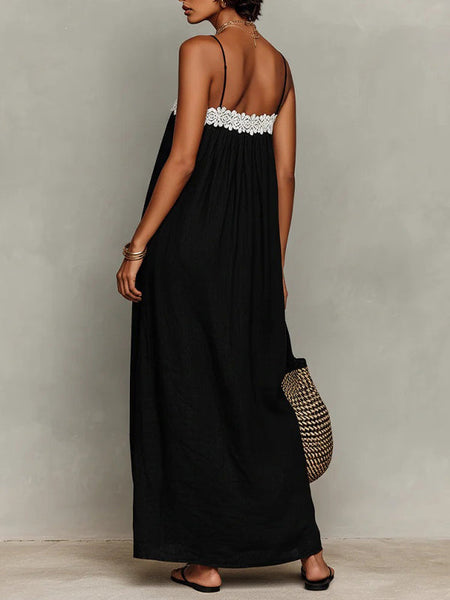 Lace Combo Cami Dress