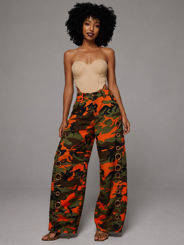 Eyelet Camo Pants