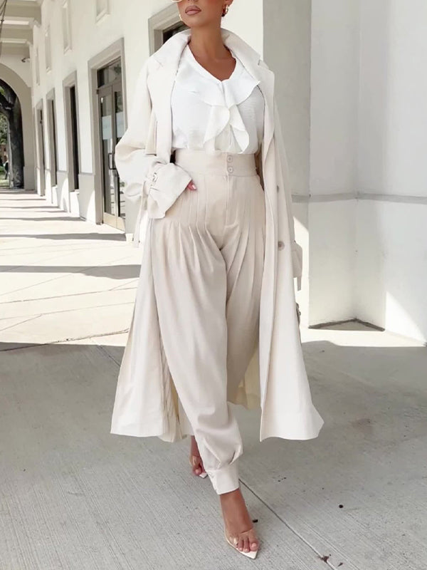 Pleated Jogger Pants