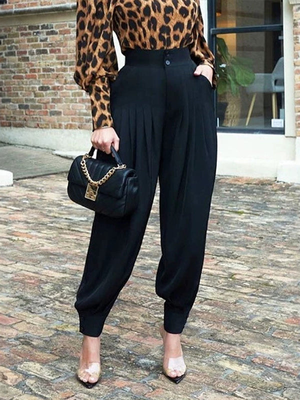 Pleated Jogger Pants