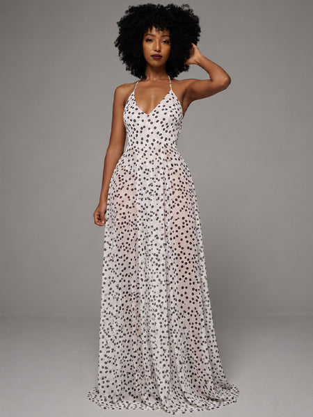 Dot Cami Maxi Dress