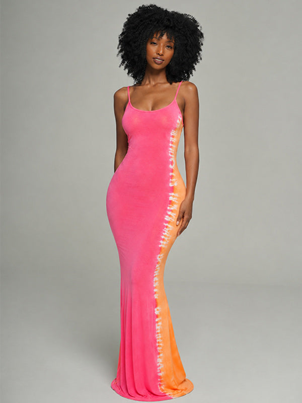 Ombre Open-Back Cami Dress