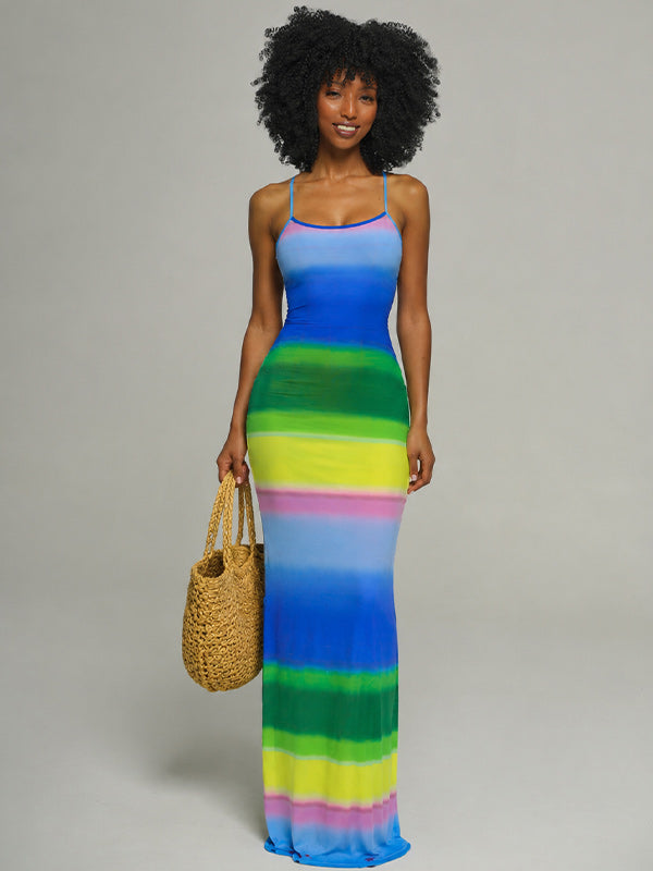 Colorblock Cami Dress