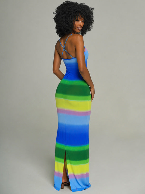 Colorblock Cami Dress