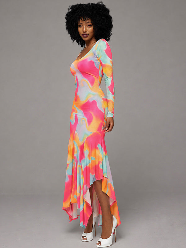 Printed Bodycon Dress
