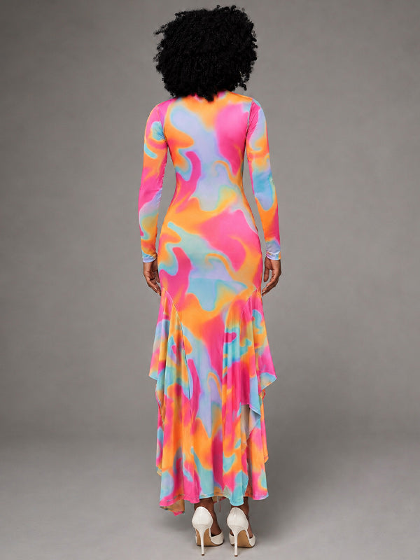 Printed Bodycon Dress