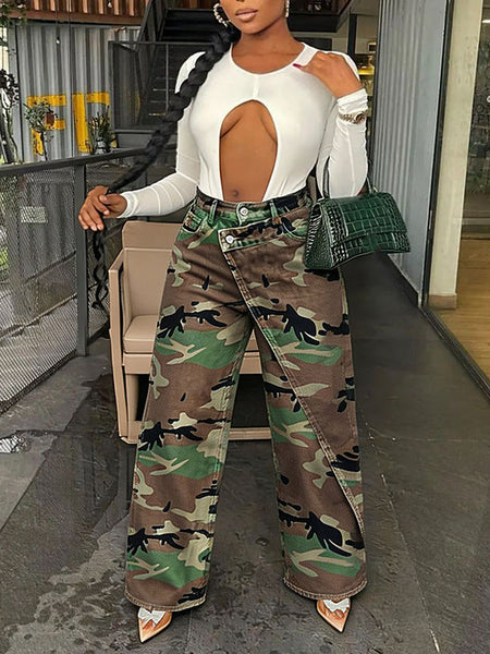 Camo Overlap Jeans