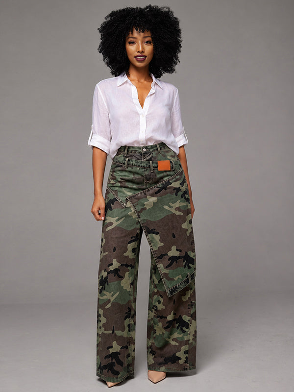 Camo Overlap Jeans -- pre-order on 28th Aug