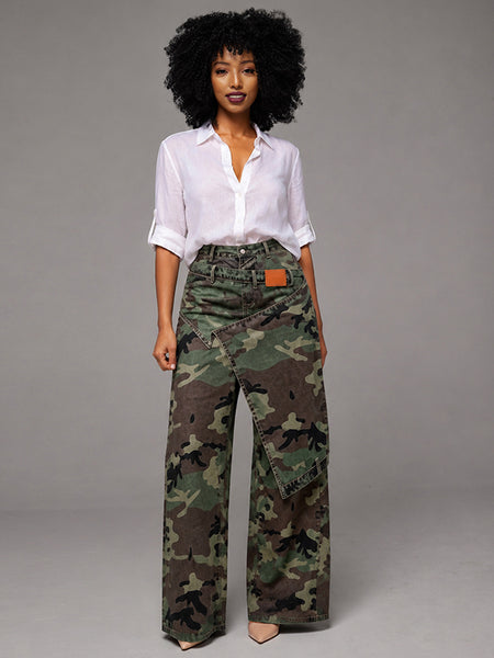 Camo Overlap Jeans -- pre-order on 28th Aug