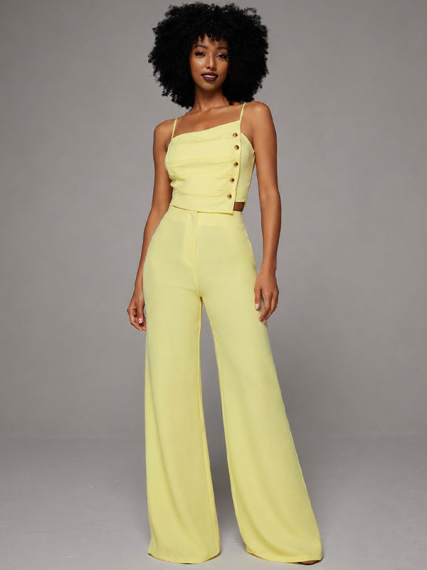 Ruched Cami Top & Pants Set