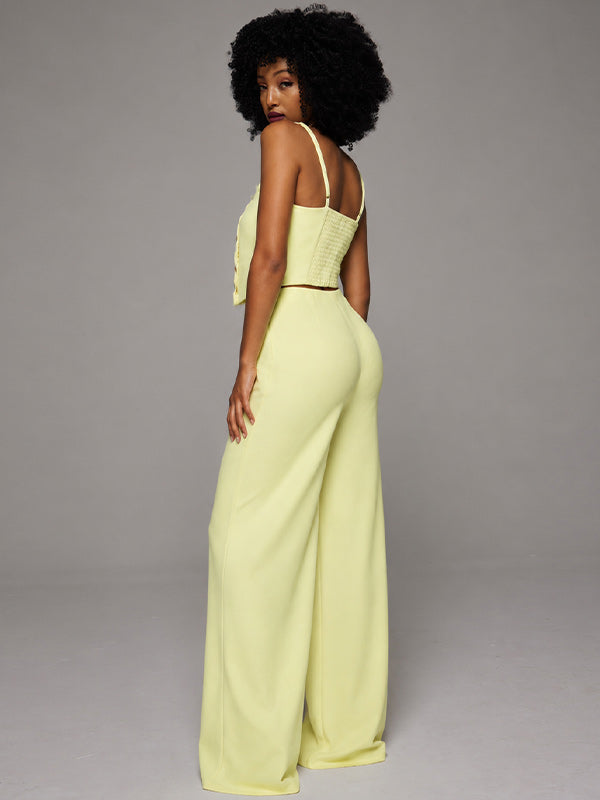 Ruched Cami Top & Pants Set