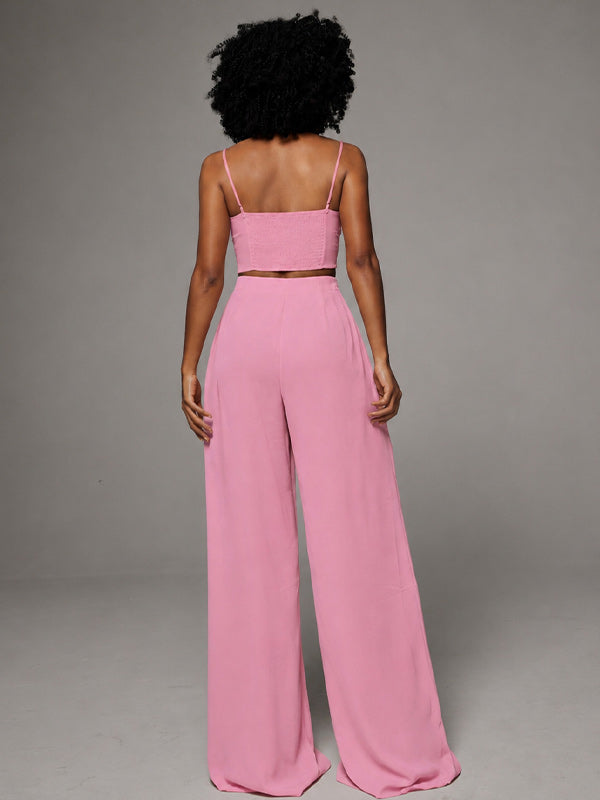 Ruched Cami Top & Pants Set