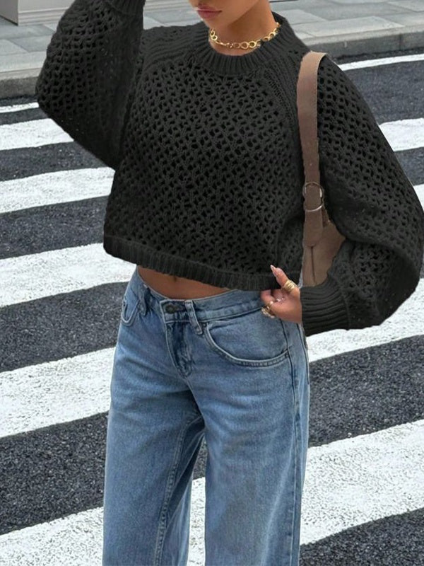 Open-Back Tied Sweater