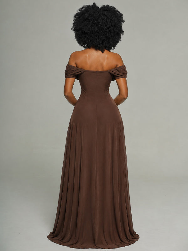 Off-Shoulder Maxi Dress