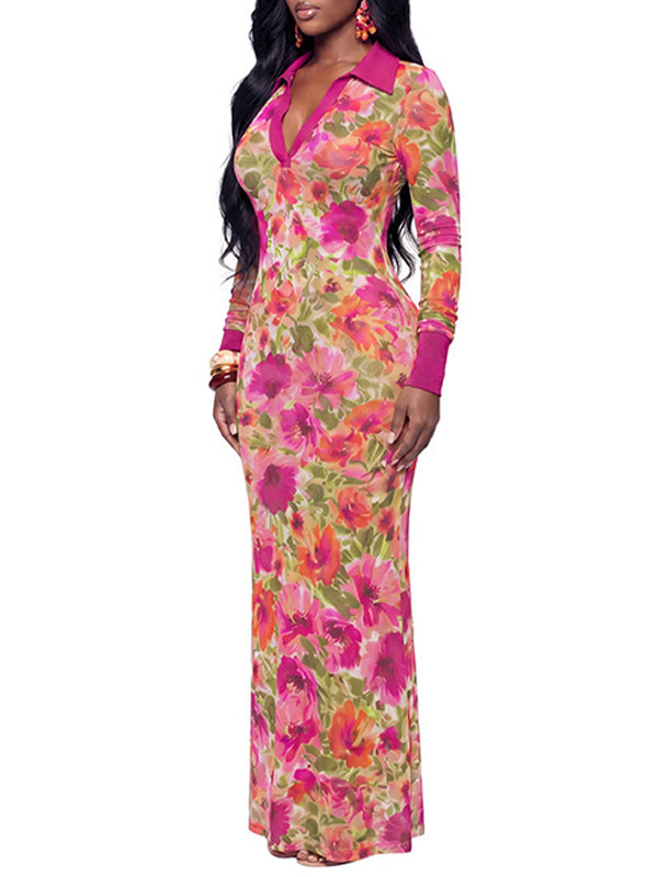 Printed Polo Dress
