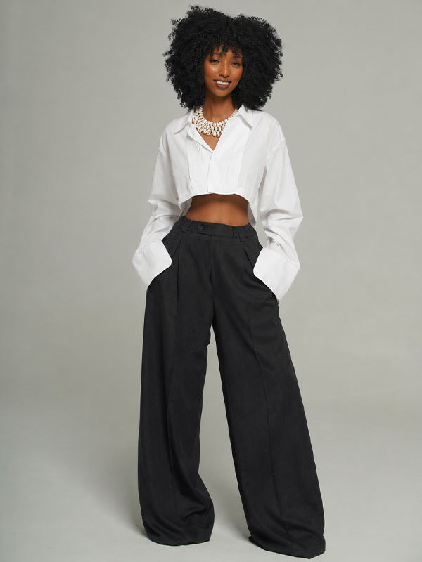 Elevated Wide-Leg Pants