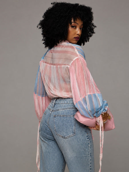 Stripe Tied Shirt