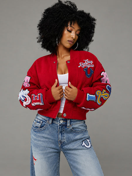 Printed Bomber Jacket