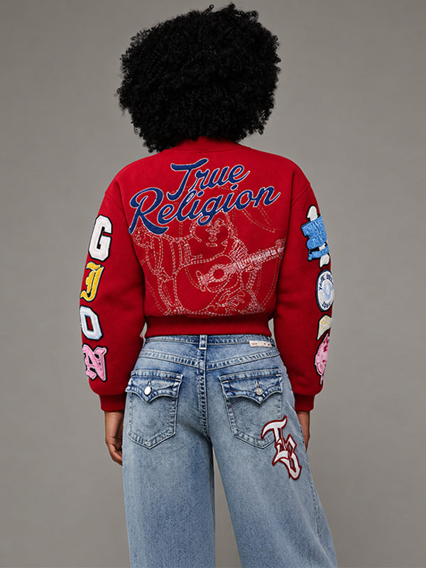 Printed Bomber Jacket