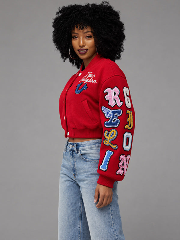 Printed Bomber Jacket