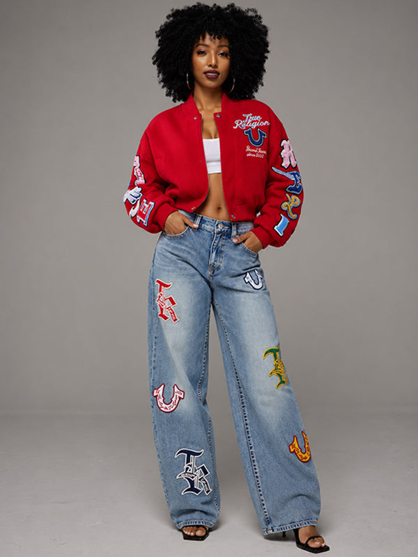 Printed Bomber Jacket