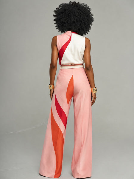Printed Tank Top & Pants Set